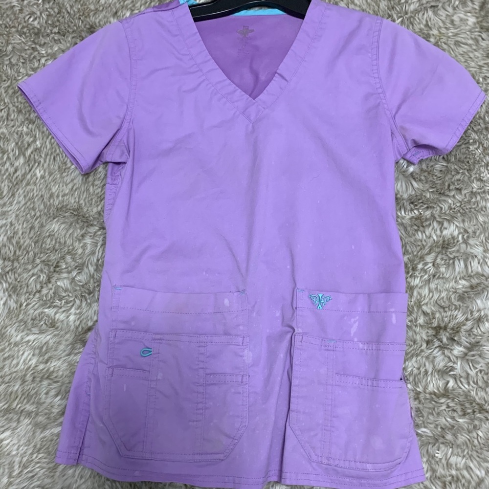 Lavender Scrub Shirt